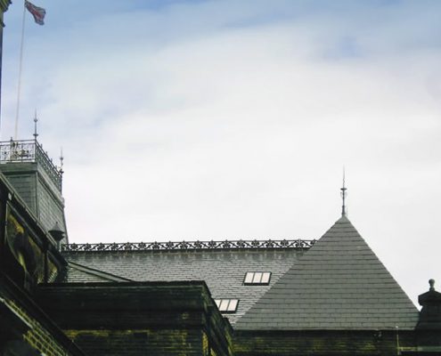 Roofing Main Contractor, Buxton Town Hall, Grade II Listed, English Heritage