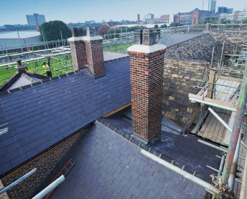 Roofing Main Contractor, Ordsall Hall, Salford, Grade I Listed